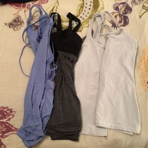 4 lululemon tanks